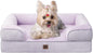 EHEYCIGA Orthopedic Dog Beds for Extra Large Dogs 44x32Inch, Waterproof Memory Foam XL Pet Bed with Sides, Non-Slip and Egg-Crate Foam Big Dog Couch Bed with Washable Removable Cover, Grey