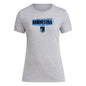 adidas Minnesota United FC Womens Local Pop Pre-game T-shirt Grey Heather Size S
