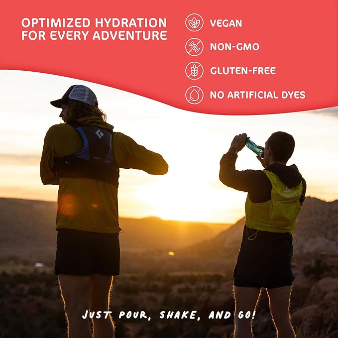 Tailwind Nutrition Rapid Hydration, Electrolyte & Hydration Powder, Vitamin C & Sea Salt Exercise Workout Mix, Raspberry, Pack of 12 Sticks