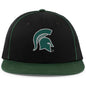 Pacific Headwear NCAA Michigan State Team Flatbill Cap Green OS