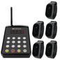 Retekess TD154 Restaurant Pagers for Servers,Waitress Pager System,1312ft,IPX7 Waterproof,3 Operating Modes,5 Watch Receivers for Hotel,Kitchen,Bar