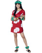 Lilo Adult Costume Women - Hawaiian Character Halloween Outfit Couple Set