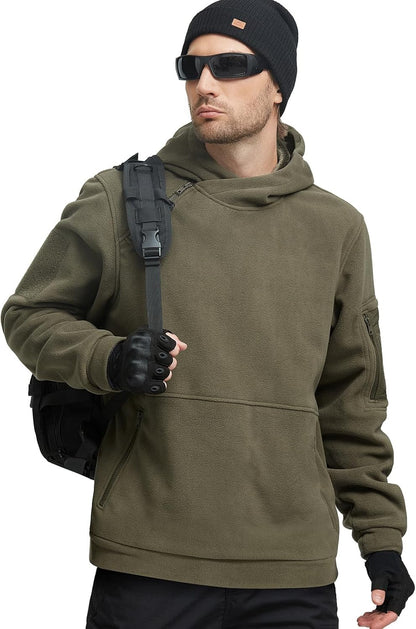 FREE SOLDIER Men's Fleece Pullover, Multiple Style Options