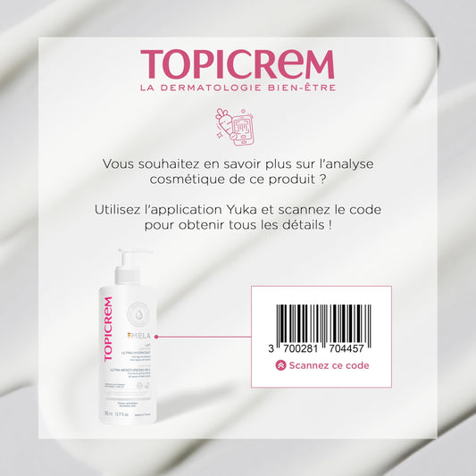 Topicrem Mela Lait Unifiant Ultra Hydratant 500ml