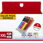 INKOKU Compatible Canon PGI-280XXL CLI-281XXL Ink Cartridges 5 Pack