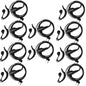 Retevis Walkie Talkie Earpiece with Mic,Volume Adjust,G Shape, for RT22 RT68 RT21 H-777 H-777S RT86,Compatible with Baofeng UV-5R 888S pxton Kenwood Two Way Radios,2 Way Radio Earpiece 2 Pin(10 Pack)