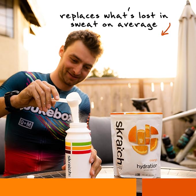 Skratch Labs Hydration Powder | Sport Drink Mix | Electrolytes Powder for Exercise, Endurance, and Performance | Orange | 20 Servings | Non-GMO, Vegan, Kosher