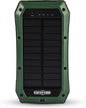 Ready Hour Wireless Solar PowerBank 20000mAh, Rugged Off Grid Backup with 20 LED Room Light, USB C, Wireless Charging and SOS Mode