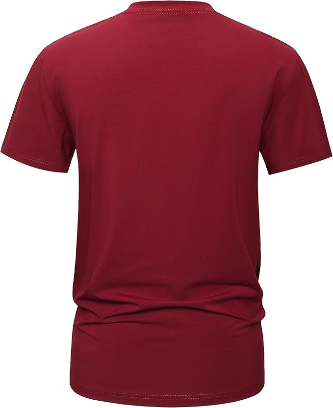 VEIISAR Premium V Neck T Shirts for Men - Modern Fitted Tees Vneck Undershirts