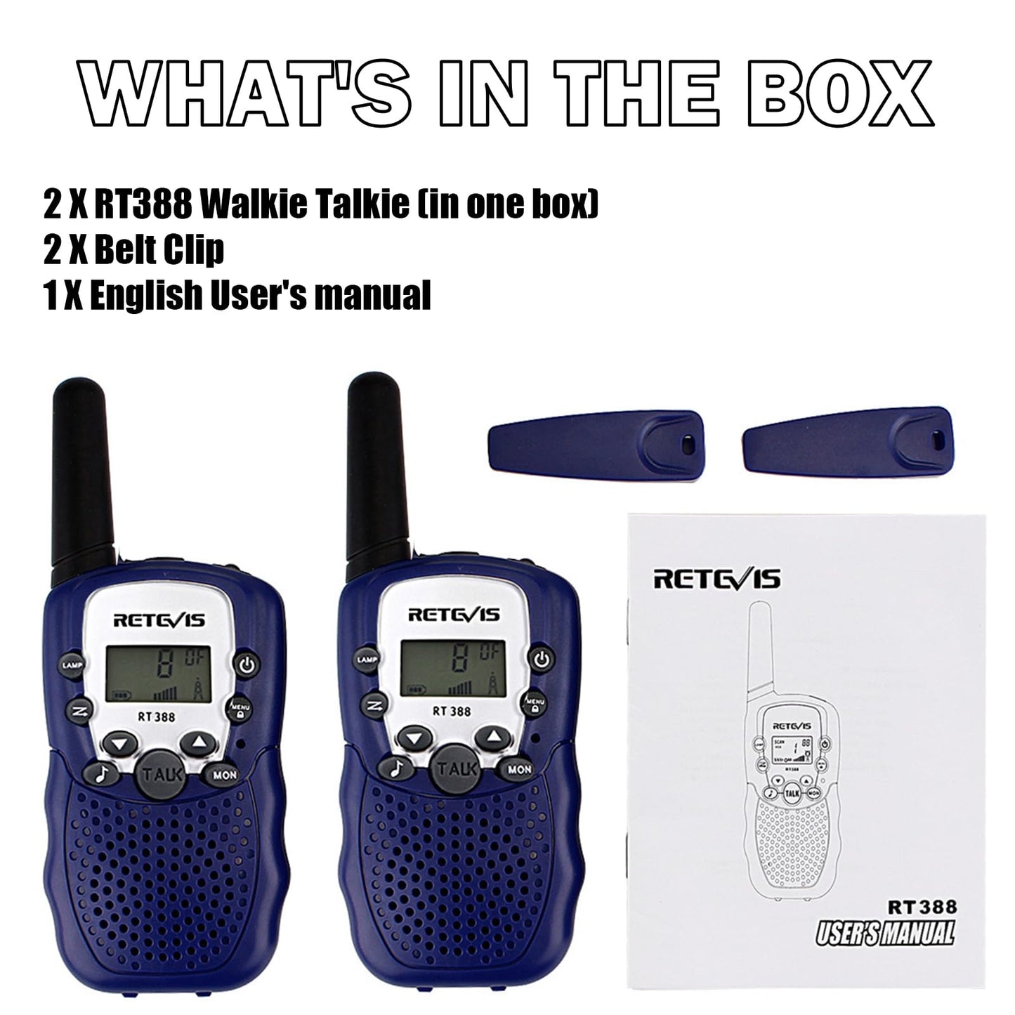 Retevis RT388 Walkie Talkies for Kids, Birthday Gifts for 6 7 8 9 10 11 12 Year Old Girls, 22 CH LCD Flashlight, Pink Walkie Talkies Christmas Gifts Toys for Girls(Pink, 2 Pack)