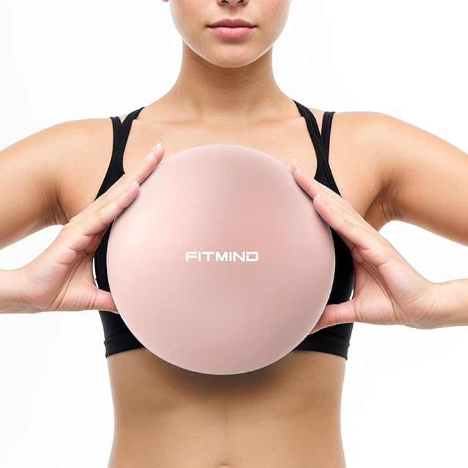 Pilates Ball - 10 Inch Core Ball for Yoga, Stability, Fitness, Ab & Core Workout, Physical Therapy