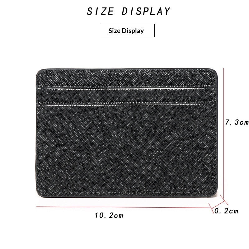 Cross-pattern Multi Function Card Holder