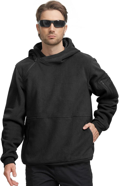 FREE SOLDIER Men's Fleece Pullover, Multiple Style Options