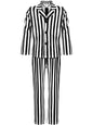 Haysandy Kids Halloween Black White Striped Suit Costume Size Large