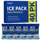 Disposable Dry Ice Packs for Shipping Non-Stick for Food, Double-Sided Absorption Leak-Proof Cold Packs for Cooler, Camping, Beach Bags, Picnics,Outdoor Events, Takeout Delivery