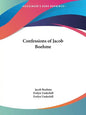Confessions of Jacob Boehme - Paperback