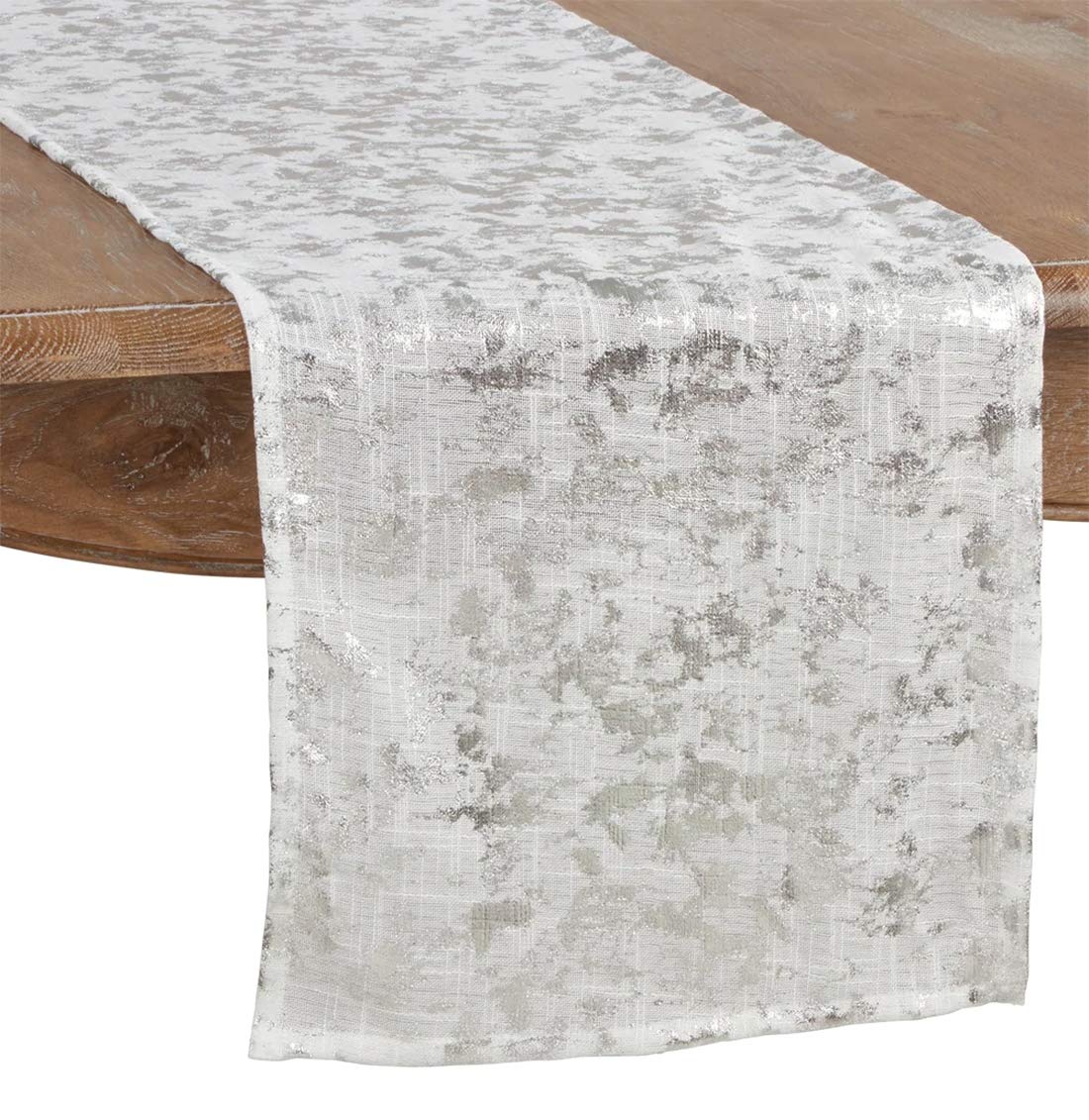 Fennco Styles Gold Bottega Foil Print Tablecloth