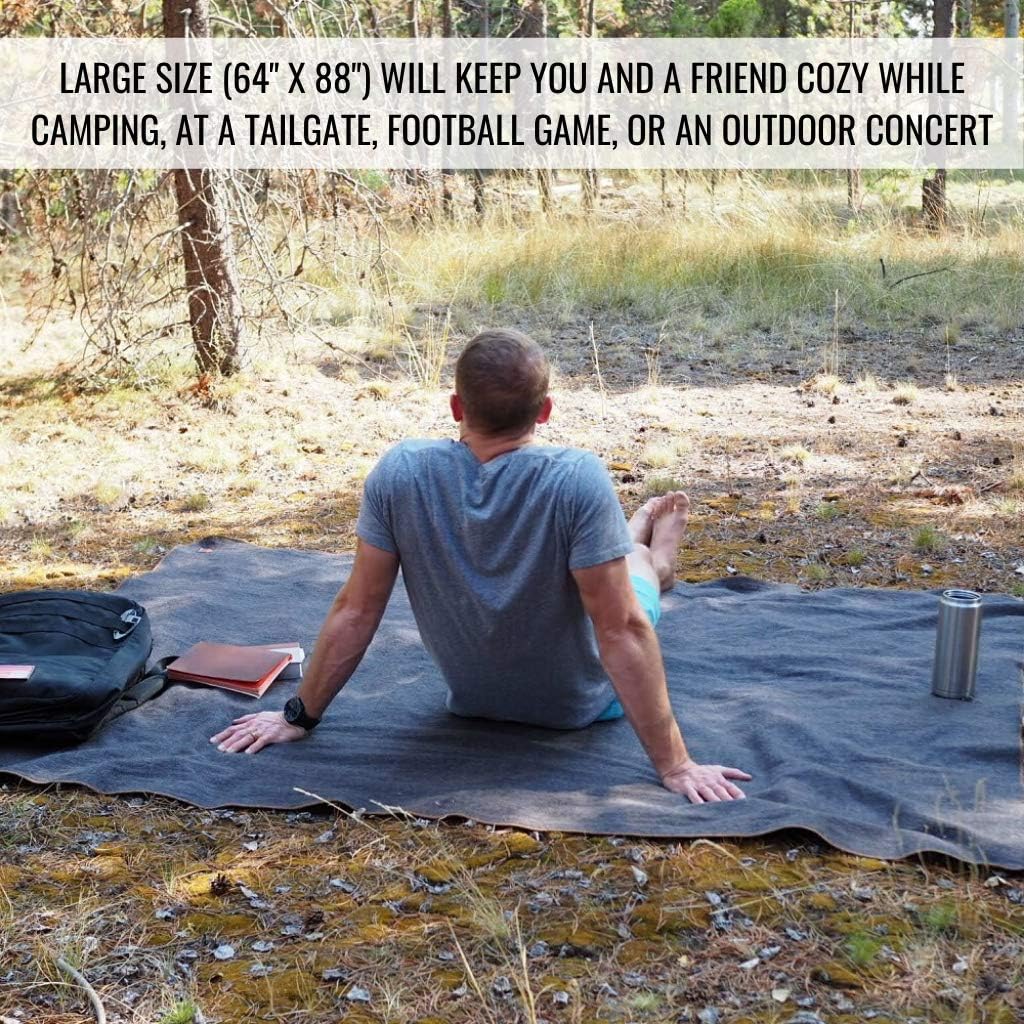 Arcturus Bundle Ember Wool Blanket and Blanket Strap Bundle