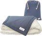 E-M-F Blanket - Organic Cotton Crepe & Sherpa Blanket, with EcoMesh™ Faraday Silver Liner - Size 48x59 inch (122cm x 150cm) - ideal for everyday 5 G, B T, Smart Meter & Wi Fi environments