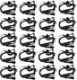 Retevis Volume Adjustable Walkie Talkie Earpiece with Mic, Coil Tube, for RT22 RT68 RT21 H-777 H-777H RT86S, Compatible with Pxton Baofeng BF-T26 Kenwood Two Way Radio, 2 Way Radio Earpiece(20 Pack)