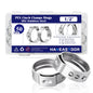 HayEastdor 50PCS 1/2" PEX Cinch Crimp Clamp Rings 304 Stainless Steel