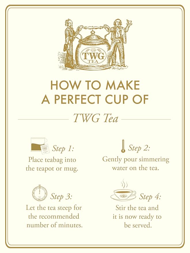 TWG Tea | Eternal Summer Tea | Rooibos Tea | Flowers & Redcurrant | 15 Hand Sewn Cotton Teabags | Gift Set