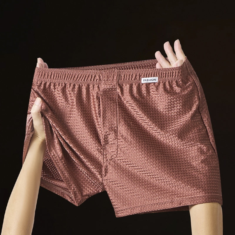 Ice Silk Arrow Pants Nylon Ice Silk Men's Boxers