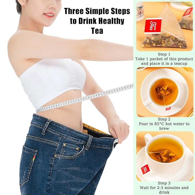 Oil-Reducing Tea - Oil Cleansing Tea for Liver & Kidney 15 Bags/Box, 10 Herbal with Excellent Formula, Chinese Winter Melon Lotus Leaf Teabag (1)
