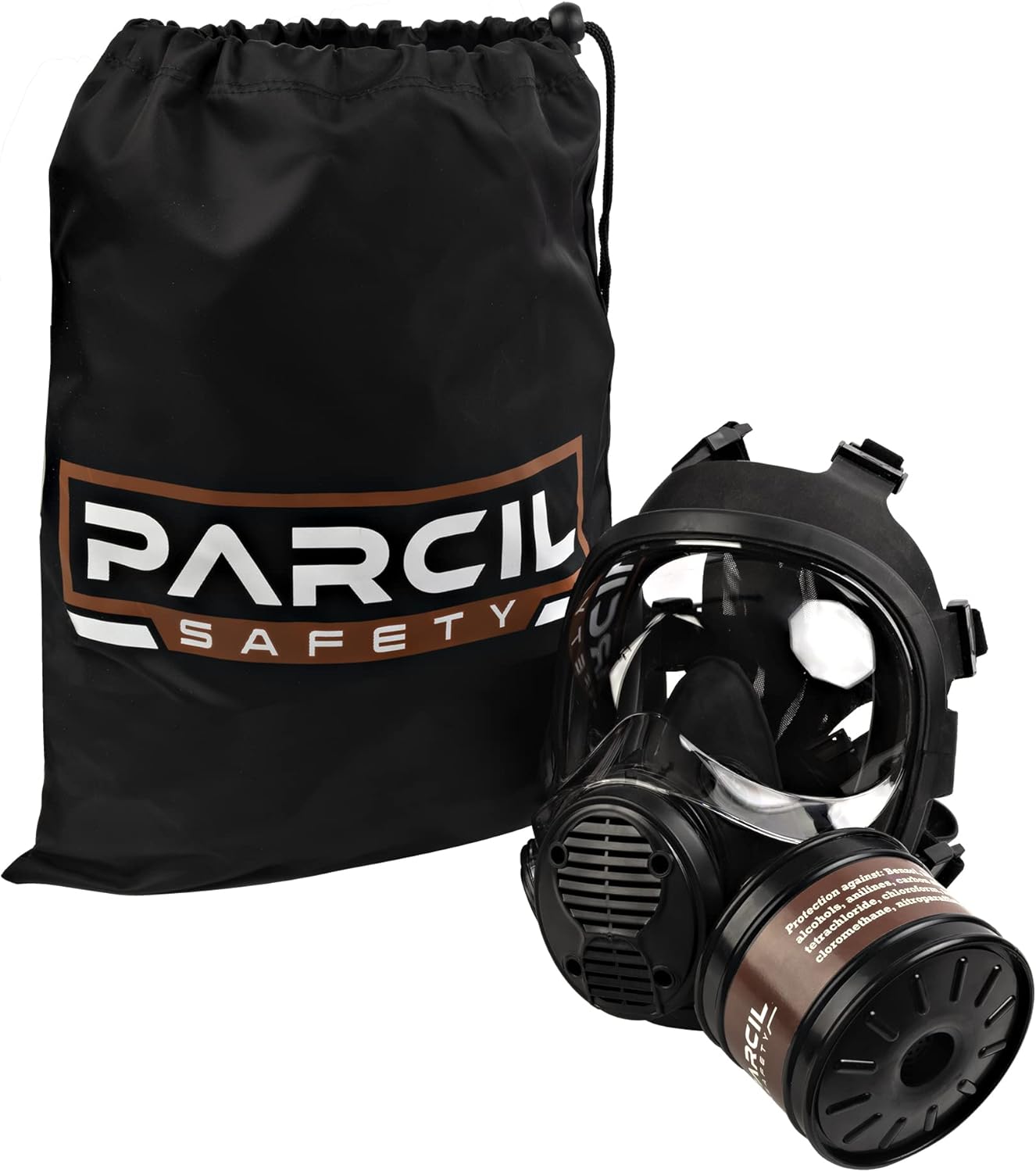 Parcil Safety Respirator Storage Pouch - Protect Your Face Mask and Keep it Clean, Convenient Drawstring Carrying Bag for Quick Access and Easy Transportation