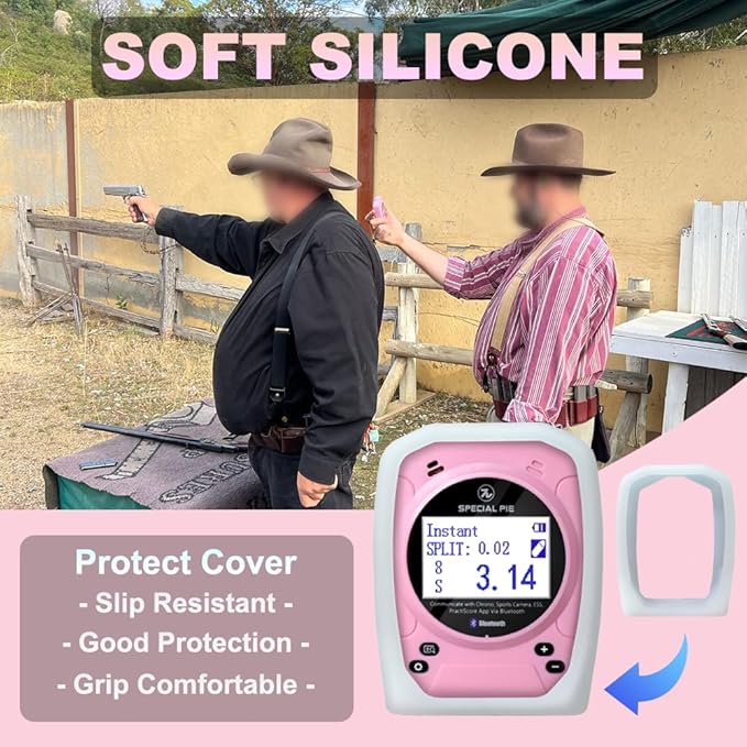 Shot Timer for Shooting Competition,Shot Timers with Protect Cover,Seamless Connection Device, Shooting Timer for Training&Dry Fire