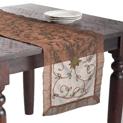 Fennco Styles Handmade Beaded Tablecloth