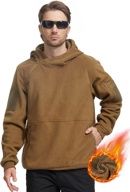 FREE SOLDIER Men's Fleece Pullover, Multiple Style Options