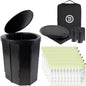 72 HRS Portable Collapsible Camp Toilet - Extra Large, Lightweight & Sturdy (With 12 Toilet Bags)