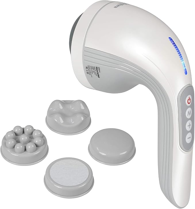 Daiwa Felicity Multipurpose Body Massager – Cordless Handheld Cellulite Remover Body Sculpting Machine - Electric Contouring Massage Tool for Butt Legs Belly Fat Stomach Celulitis Lymphatic Drainage