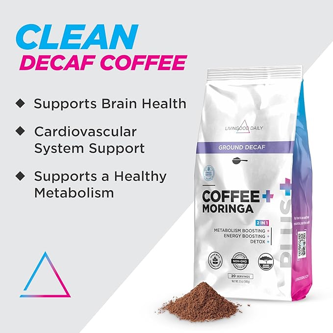 Livingood Daily Moringa Decaf Coffee