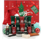 Rinse & Robust Advent Beauty Calendar 2025 Beard Care Kit 24 Days Red