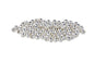 JUIFUTIME Tungsten Slotted Fly Tying Beads 4.0mm Black Nickel 100pcs