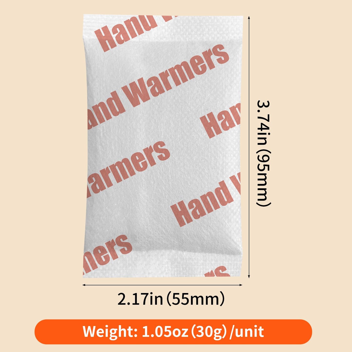 Hand Warmers Disposable - Up to 15 Hours of Heat - 50/100/200 Pack Super Long Lasting Air Activated Warmers, All Natural, Portable for Body, Hands & Toes - Odorless Hot Warmer Heater for Outdoor Sport