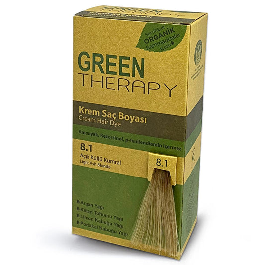 Green Therapy Ammonia-Free Hair Dye - Nourishing Argan Oil Formula for Natural Color