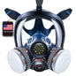 Parcil Distribution Full Face Respirator Mask with Filters – Durable Full Face Respirator Gas Mask, Bayonet Filter Compatible