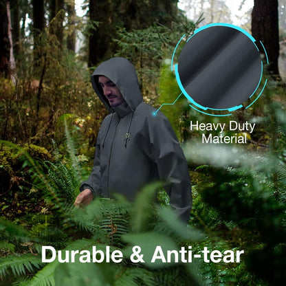 TIDEWE 2-Piece Rain Suit, Waterproof and Breathable