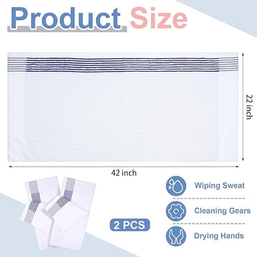 Mixweer Caddy Golf Towel 22" x 42" Large Caddy Towel Camping Sport Towels Cotton Soft Towels for Man Golf Lovers