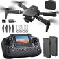Drone MAX 2025 – Dual Camera, 1080p HD, 40min Battery, Obstacle Avoidance, Remote Control, USB Charging