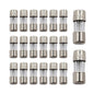 TWI Fuses Mini Christmas Light Strings Replacement Glass Fuses 3A 110V 125V 20pc