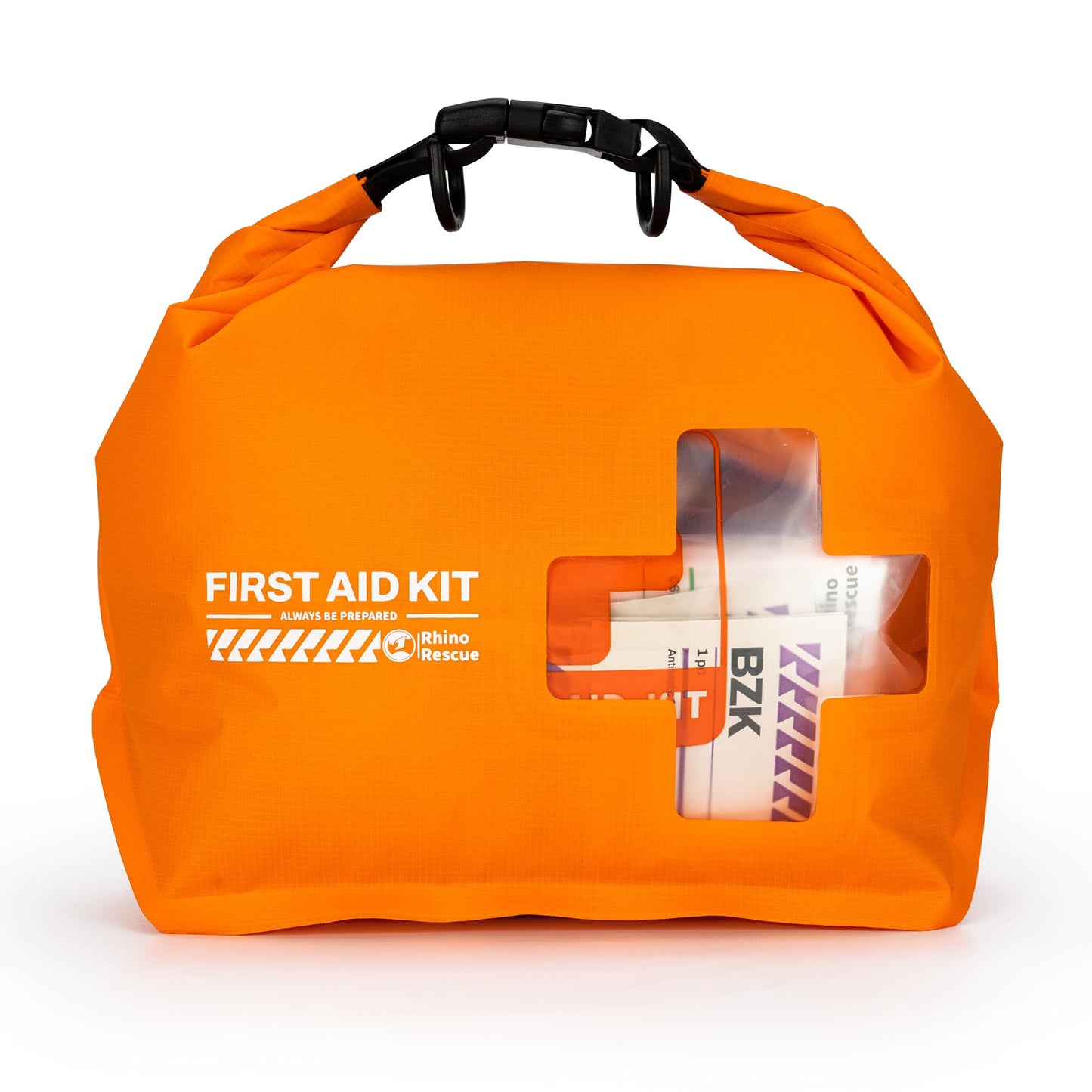 RHINO RESCUE Waterproof Boat First Aid Kit, Lightweight Boat Accessories Dry Bag, Emergency Marine Survival Supplies for Outdoor Kayak, Fishing, Floating, Swimming, Beach & Camping (Yellow)