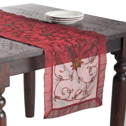 Fennco Styles Handmade Beaded Tablecloth
