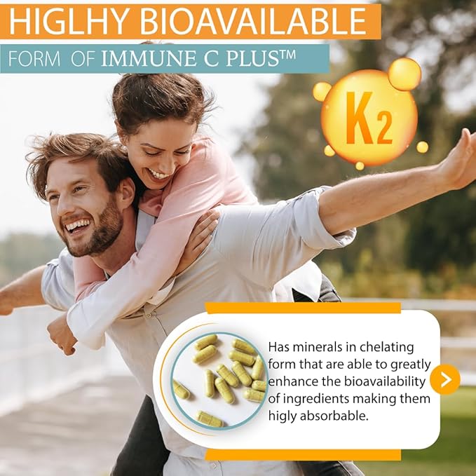 Quercetin 1,000mg, Vitamin C 1,000mg, Zinc 50mg, Vitamin D3 5,000iu, Selenium, Copper, Acerola, Ginger, Rutin, Bitter Orange, Rose Hips, Echinacea, Immune C Plus, 14 in 1 Immune C Plus (120 Count)
