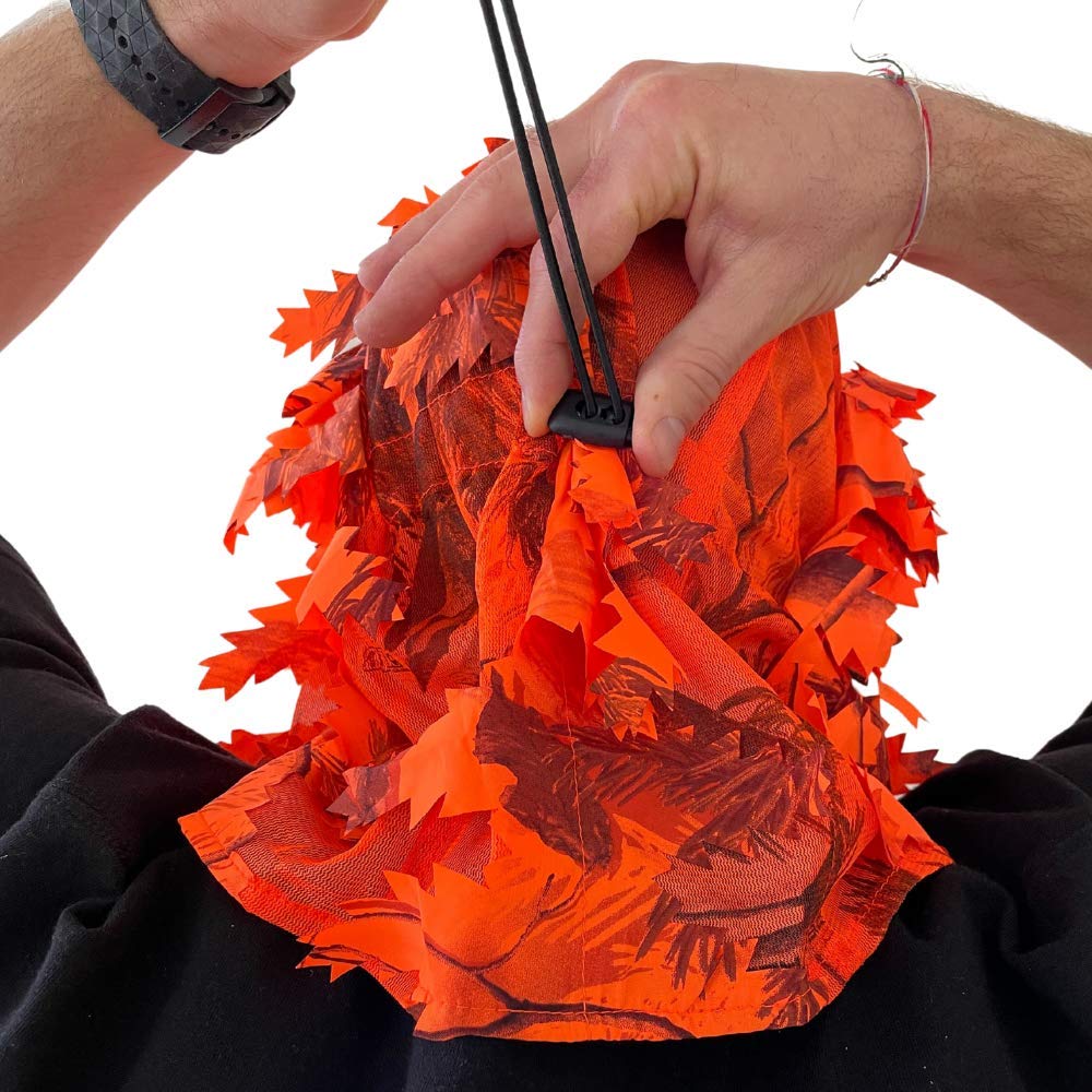 Arcturus Camo 3D Leaf Ghillie Camouflage Face Mask. Leafy, Full Coverage, Breathable Hunting Mask with Customizable Fit