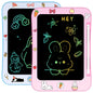 Genialba 2 Pack LCD Writing Tablet Kids Colorful Screen Pink & Blue