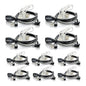 Case of 10, Retevis Walkie Talkies Earpiece with Mic 2 Pin Acoustic Tube Headset, for RT22 RT21 RT68 H777, Compatible with Pxton Baofeng BF-888S BF-T26 Kenwood walkie talkie, Two Way Radio Earpiece